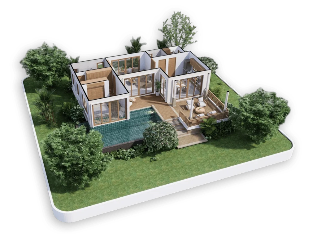 vue aérienne d'une maison qui profite d'une eau de meilleure qualité